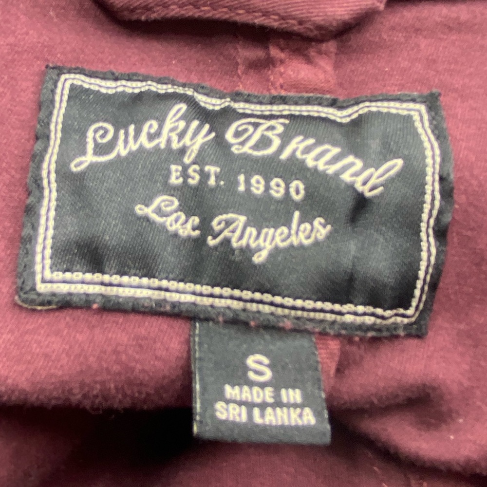 COPY - 💕SALE💕 Lucky Brand Burgundy Cargo Jacket - Picture 6 of 8
